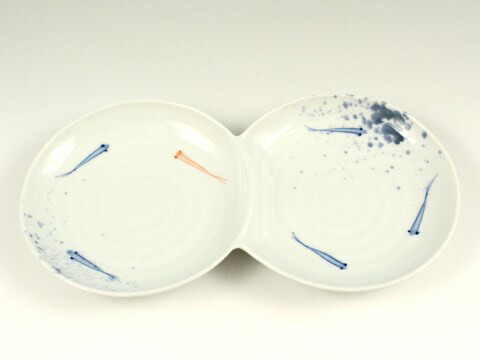 楽天市場】有田焼 李荘窯 平仙茶(9.5cm)赤青めだか【9.5cm 小鉢 小ぶり