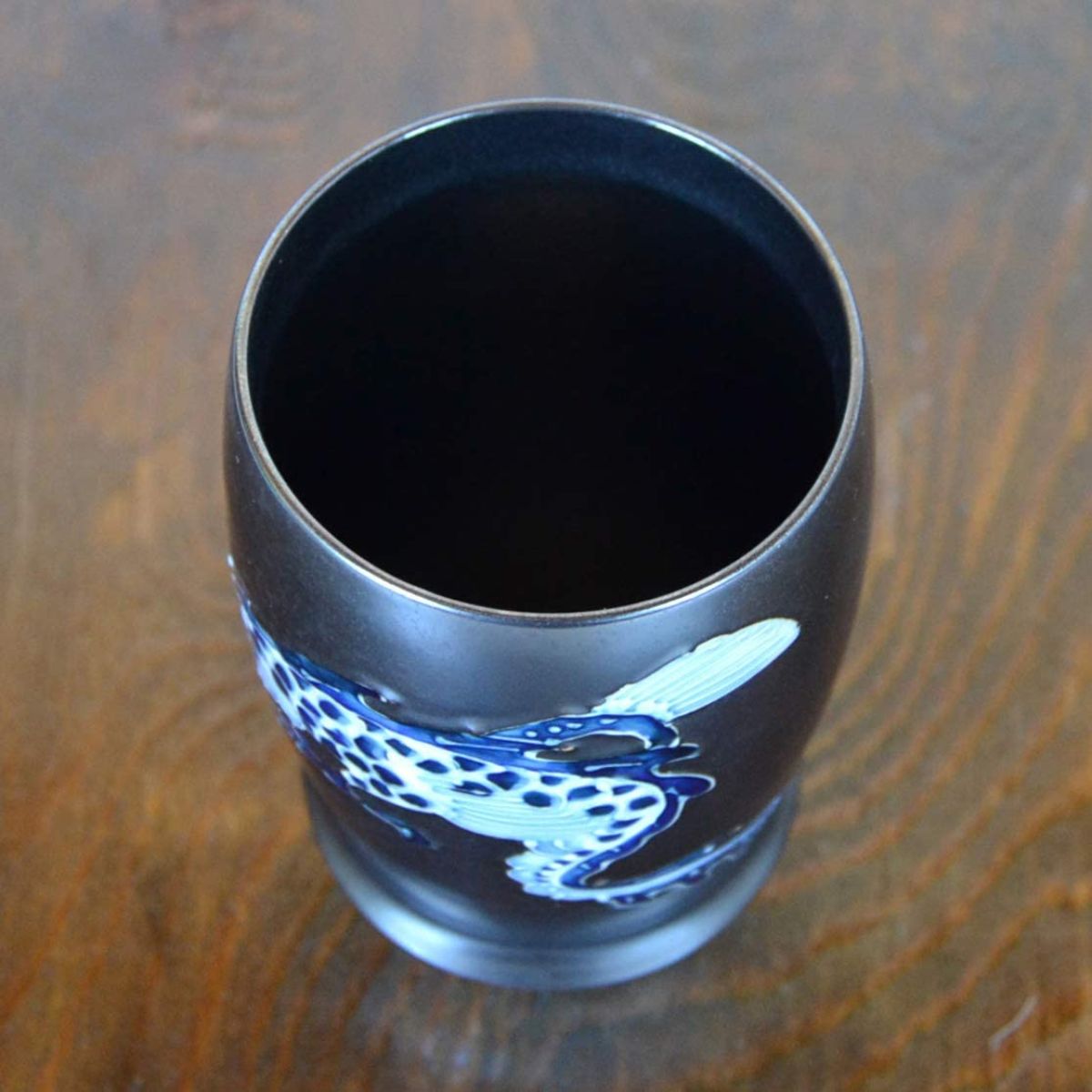 名入れ 父の日ギフト ビールグラス タンブラー 有田焼 感謝を込めた父の日ギフト 皇帝龍 ビアグラス メッセージカード付き 木箱入り septicin Com