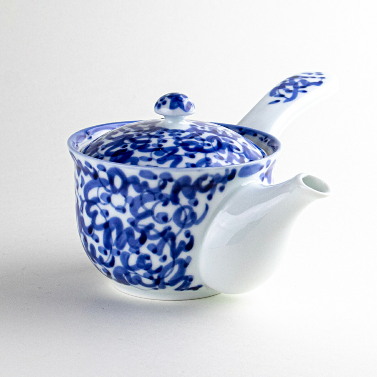 楽天市場】急須 有田焼 陶器 磁器 ブルー 水色 ストライプ 和モダン