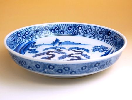 和食器 煮物鉢 盛り鉢 おしゃれ 有田焼 陶磁器 日本製 山水 ９寸鉦鉢｜有田焼やきもの市場　店