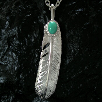 アリゾナフリーダム　T-52h（60mm）　フェザー　唐草 T-52h（60mm） | ペンダントトップ,フェザー | ARIZONA FREEDOM