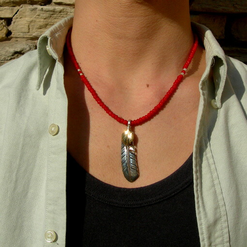 楽天市場 ネックレス 極小 赤ビーズ ネックレス 47cm 素材 Sv925 Arizona Freedom