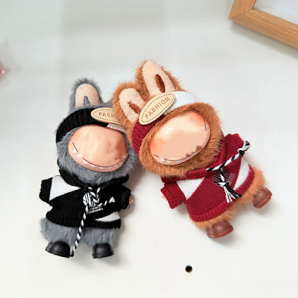 楽天市場】THE MONSTER PIN FOR LOVE ぬいぐるみ用服 LABUBU 4代ラブブ