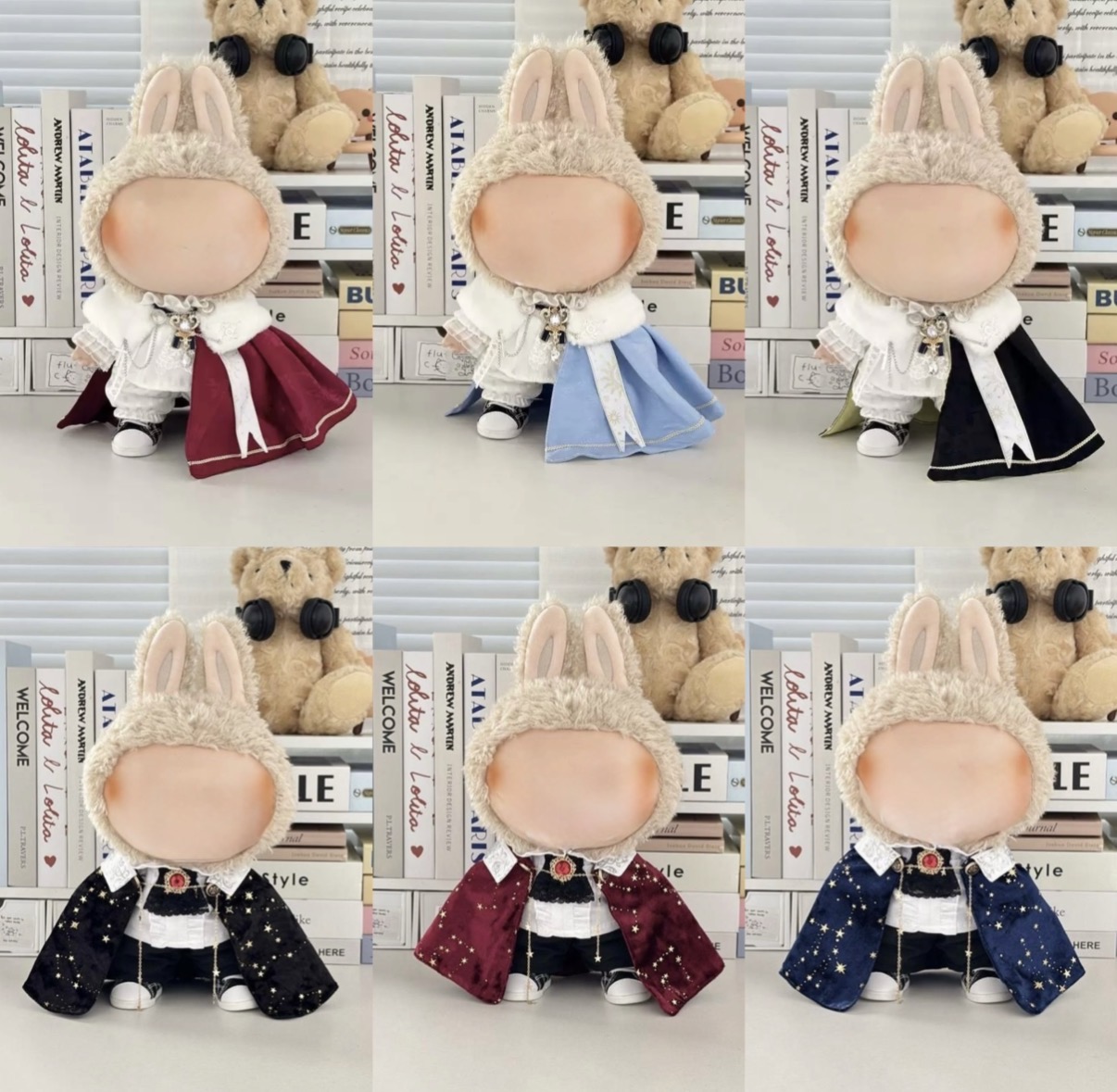 楽天市場】LABUBU TIME TO CHILL ぬいぐるみ用服 LABUBU ラブブ 洋服