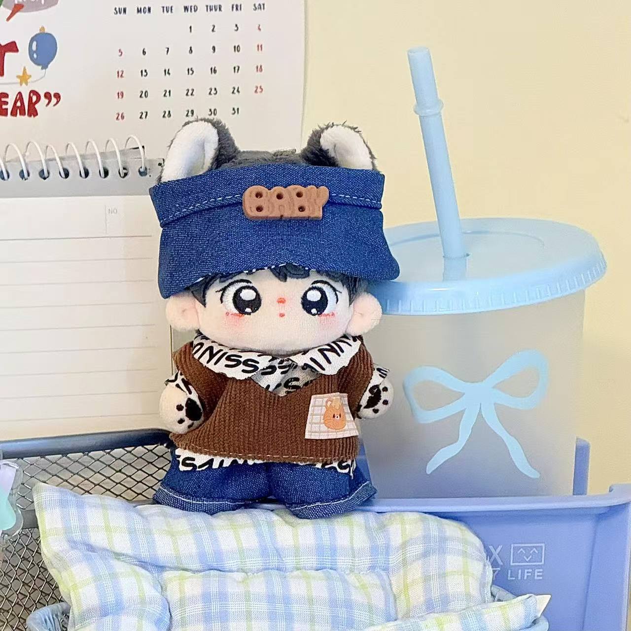 【楽天市場】ぬい服 小さい コスチューム10cm 綿花の人形 コットンドール ミニ洋服 韓国ファッション アイドル衣装 ぬいぐるみ用服 洋服