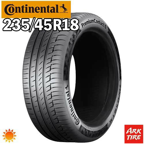 【タイヤ交換可能】2024年製 特価 18インチ 235/45R18 98W XL VOL CONTINENTAL コンチネンタル プレミアムコンタクト6 VOL VOLVO承認 サマー タイヤ単品1本価格|アークタイヤ 店