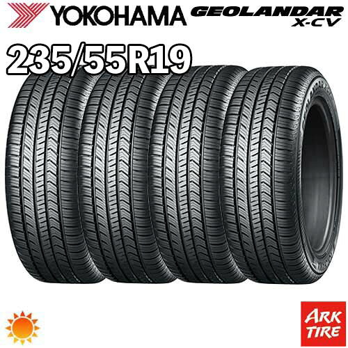 【タイヤ交換可能】2024年製 特価 4本セット 19インチ 235/55R19 105W XL YOKOHAMA ヨコハマ GEOLANDAR ジオランダー X-CV G057 サマー タイヤ単品4本価格