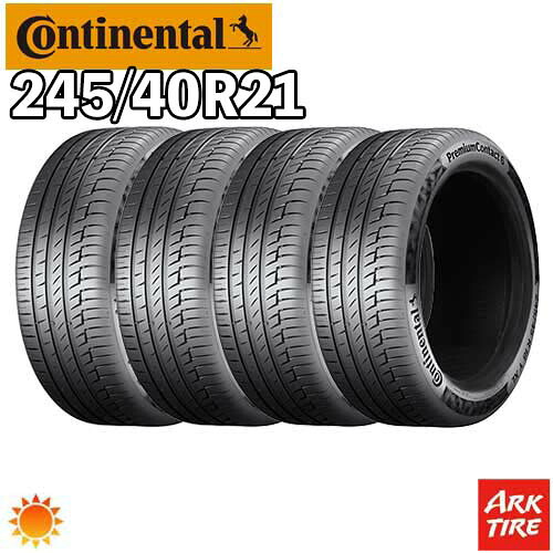 【タイヤ交換可能】2024年製 特価 4本セット 21インチ 245/40R21 100Y XL CONTINENTAL コンチネンタル プレミアムコンタクト6 サマー タイヤ単品4本価格