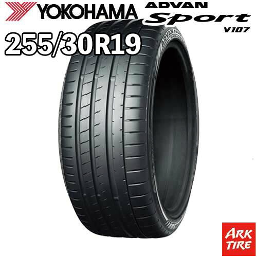 【タイヤ交換可能】2本セット 19インチ 255/30R19 91Y XL YOKOHAMA ｱﾄﾞﾊﾞﾝｽﾎﾟｰﾂ V107 サマー タイヤ単品2本価格