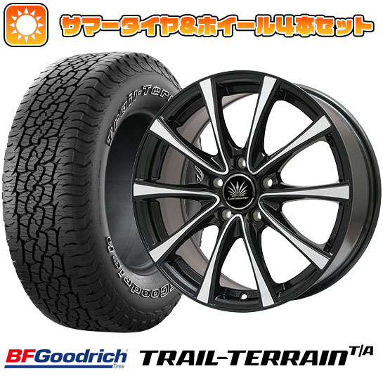 【取付対象】235/60R18 夏タイヤ ホイール4本セット BFグッドリッチ トレールテレーンT/A ORBL (5/114車用) PREMIX アマルフィV Jr(ブラックポリッシュ) 18インチ【送料無料】