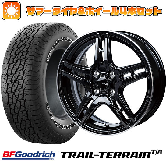 【取付対象】225/65R17 夏タイヤ ホイール４本セット (5/114車用) BFグッドリッチ トレールテレーンT/A ORWL MONZA JPスタイル R52 17インチ【送料無料】