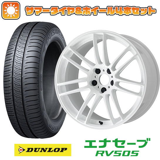 【取付対象】245/40R19 夏タイヤ ホイール4本セット DUNLOP エナセーブ RV505 (5/114車用) WORK エモーション ZR7 19インチ(送料無料)