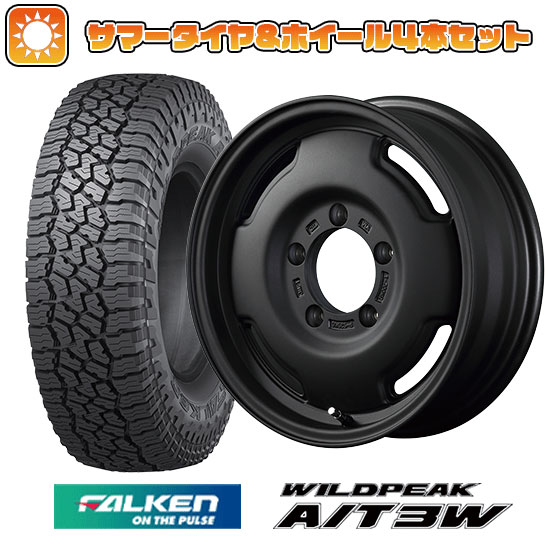 【取付対象】30X9.5R15 夏タイヤ ホイール４本セット ジムニーシエラ FALKEN ワイルドピーク A/T3W アピオ ワイルドボア SR 6J 6.00-15 108,735円