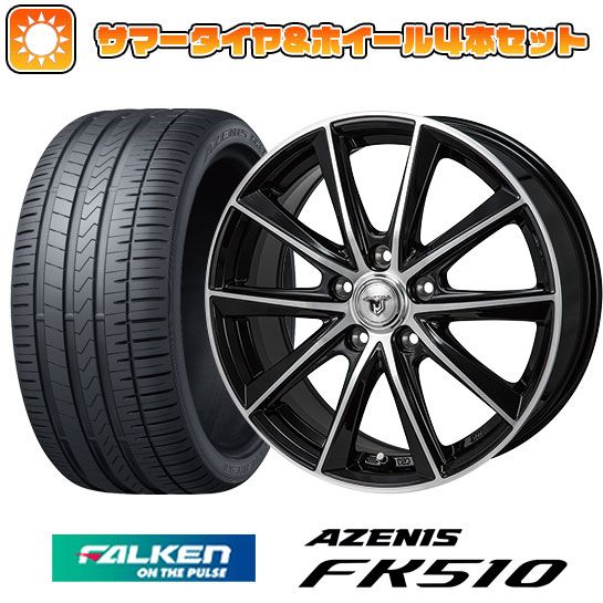 【取付対象】235/60R18 夏タイヤ ホイール4本セット FALKEN アゼニス FK510 SUV (5/114車用) MONZA JPスタイル MJ01 18インチ【送料無料】