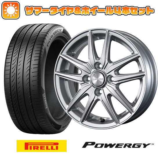 【取付対象】205/50R17 夏タイヤ ホイール４本セット (4/100車用) PIRELLI パワジー ブリヂストン エコフォルム SE-20 17インチ【送料無料】