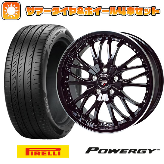 【取付対象】225/45R19 夏タイヤ ホイール4本セット PIRELLI パワジー (5/114車用) ホットスタッフ プレシャス HM-3 19インチ(送料無料)