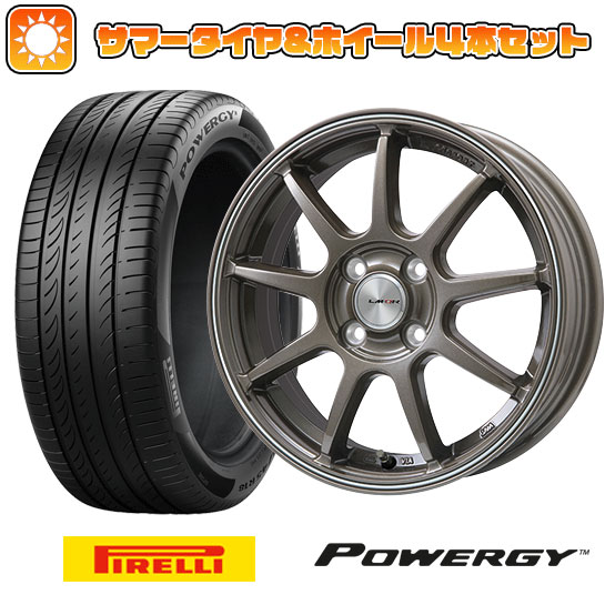 【取付対象】195/65R16 夏タイヤ ホイール4本セット PIRELLI パワジー ライズ/ロッキー(ガソリン) LEHRMEISTER LMスポーツLM-QR ブロンズ/ラインポリッシュ 16インチ【送料無料】|アークタイヤ 店