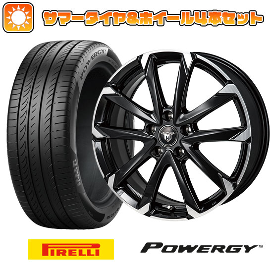 【取付対象】225/65R17 夏タイヤ ホイール４本セット (5/114車用) PIRELLI パワジー MONZA JPスタイル MJ-V 17インチ【送料無料】