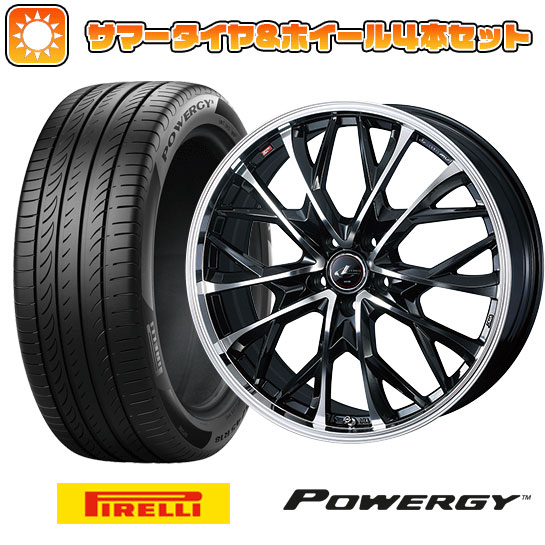 【取付対象】245/35R19 夏タイヤ ホイール4本セット PIRELLI パワジー (5/114車用) WEDS レオニス MV 19インチ(送料無料)