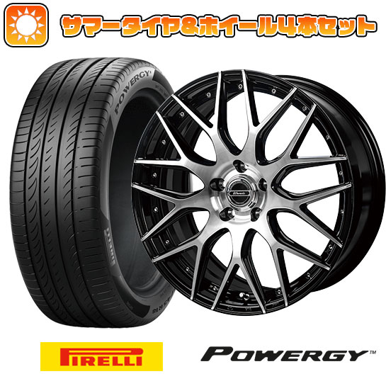 【取付対象】235/55R19 夏タイヤ ホイール4本セット PIRELLI パワジー (5/114車用) MONZA ワーウィック MX-09 19インチ(送料無料)