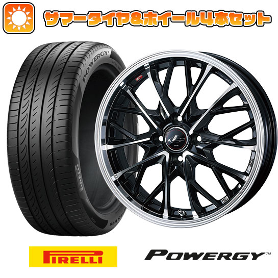 【取付対象】205/45R17 夏タイヤ ホイール４本セット シエンタ 2022- PIRELLI パワジー WEDS レオニス MV 17インチ【送料無料】