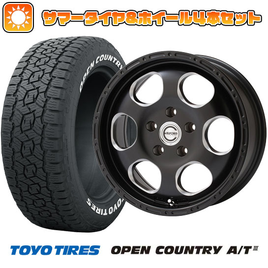 【取付対象】215/70R16 夏タイヤ ホイール4本セット TOYO オープンカントリー A/T III RWL/RBL (5/114車用) エルフォード ブラッドストック 1P 16インチ【送料無料】|アークタイヤ 店