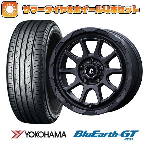 【取付対象】205/65R16 夏タイヤ ホイール4本セット YOKOHAMA ブルーアース GT AE51 ヤリスクロス エムズスピード ジュノウ エムエム 16インチ【送料無料】