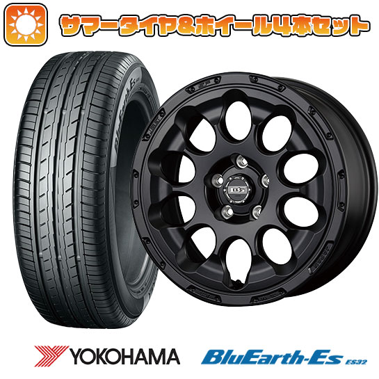 【取付対象】225/60R17 夏タイヤ ホイール４本セット (5/114車用) YOKOHAMA ブルーアース ES32 コーセイ ボトムガルシア クロノ 17インチ【送料無料】
