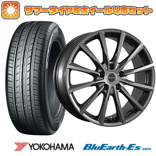 【取付対象】195/60R17 夏タイヤ ホイール４本セット 60系プリウス YOKOHAMA ブルーアース ES32 ブリヂストン バルミナ AR12 17インチ【送料無料】