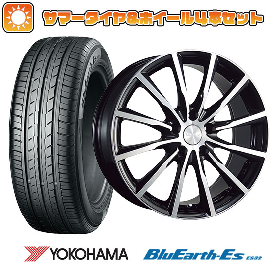 【取付対象】195/60R17 夏タイヤ ホイール４本セット 60系プリウス YOKOHAMA ブルーアース ES32 ブリヂストン バルミナ A12 17インチ【送料無料】