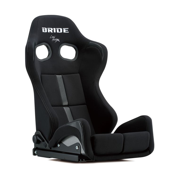 BRIDE ブリッド ガイアス3 GIASIII REIMS FRP製シルバーシェル ブラック＆ブラック ロークッション リクライニングシート G62ANF 送料無料(一部地域除く)
