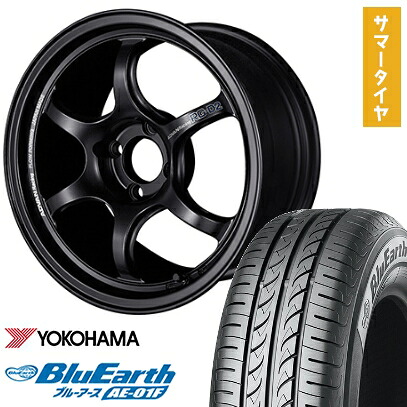 【取付対象】185/55R16 夏タイヤ ホイール4本セット YOKOHAMA ブルーアース AE-01F (4/100車用) YOKOHAMA アドバンレーシング RG-DII 16インチ【送料無料】|アークタイヤ 店