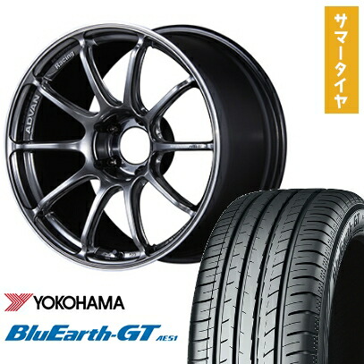 【取付対象】245/40R19 夏タイヤ ホイール4本セット YOKOHAMA ブルーアース GT AE51 (5/114車用) YOKOHAMA アドバンレーシング RSIII 19インチ【送料無料】