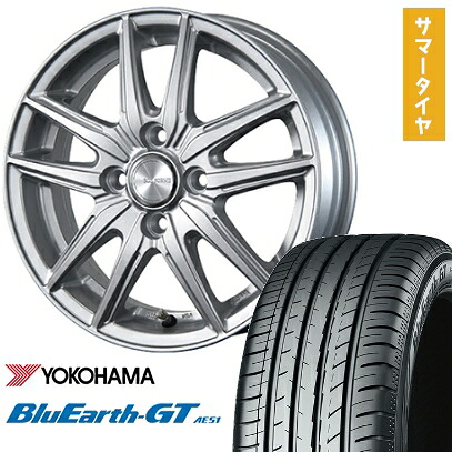 【取付対象】195/60R17 夏タイヤ ホイール4本セット ライズ/ロッキー（ハイブリッド） YOKOHAMA ブルーアース GT AE51 BRIDGESTONE エコフォルム SE-20 17インチ【送料無料】