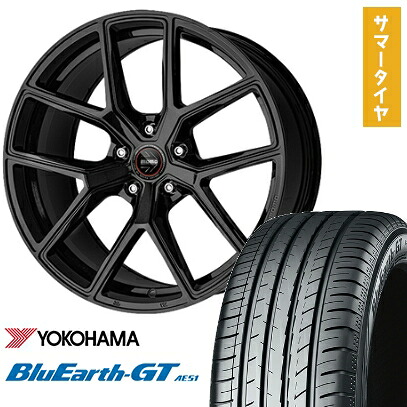 【取付対象】245/40R19 夏タイヤ ホイール4本セット YOKOHAMA ブルーアース GT AE51 (5/114車用) MOMO RF-01 19インチ【送料無料】|アークタイヤ 店