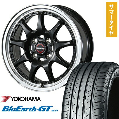 【取付対象】185/65R15 夏タイヤ ホイール4本セット YOKOHAMA ブルーアース GT AE51 (4/100車用) BLEST ユーロマジック タイプSC-9 15インチ【送料無料】