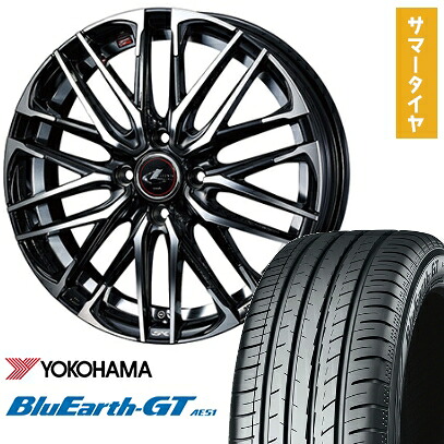 【取付対象】185/65R15 夏タイヤ ホイール4本セット シエンタ 2022- YOKOHAMA ブルーアース GT AE51 WEDS レオニス SK 15インチ【送料無料】