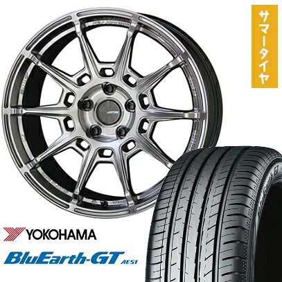 【取付対象】235/50R18 夏タイヤ ホイール4本セット YOKOHAMA ブルーアース GT AE51 (5/114車用) KYOHO ガレルナ レフィーノ 18インチ【送料無料】