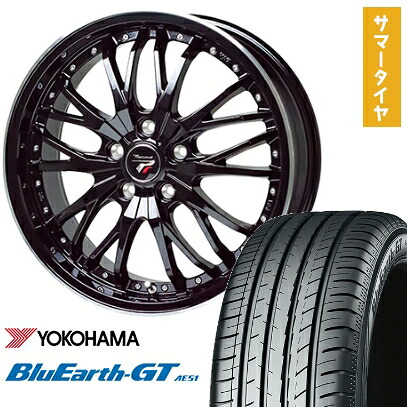 【取付対象】205/45R17 夏タイヤ ホイール4本セット YOKOHAMA ブルーアース GT AE51 (5/114車用) HOT STUFF プレシャス HM-3 17インチ【送料無料】｜アークタイヤ 店