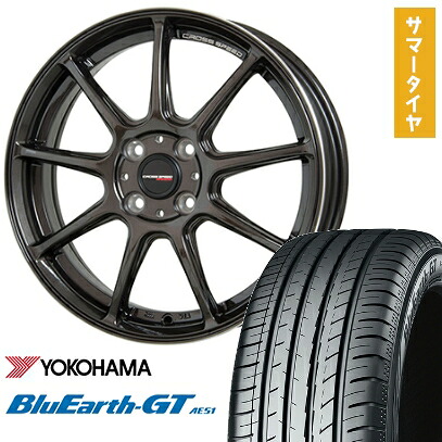 【取付対象】175/60R16 夏タイヤ ホイール4本セット YOKOHAMA ブルーアース GT AE51 (4/100車用) HOT STUFF クロススピード ハイパーエディションRS9 16インチ【送料無料】|アークタイヤ 店