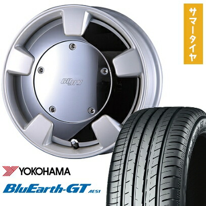 【取付対象】185/65R15 夏タイヤ ホイール4本セット YOKOHAMA ブルーアース GT AE51 (4/100車用) CRIMSON グーフィー スプリッター 15インチ【送料無料】