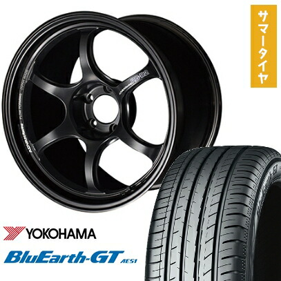 【取付対象】215/45R17 夏タイヤ ホイール4本セット YOKOHAMA ブルーアース GT AE51 (5/100車用) YOKOHAMA アドバンレーシング RG-DII 17インチ【送料無料】|アークタイヤ 店