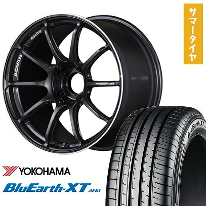 【取付対象】225/50R18 夏タイヤ ホイール4本セット YOKOHAMA ブルーアース XT AE61 (5/114車用) YOKOHAMA アドバンレーシング RSIII 18インチ【送料無料】｜アークタイヤ 店