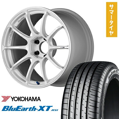 【取付対象】225/50R18 夏タイヤ ホイール4本セット YOKOHAMA ブルーアース XT AE61 (5/114車用) YOKOHAMA アドバンレーシング RSIII 18インチ【送料無料】|アークタイヤ 店