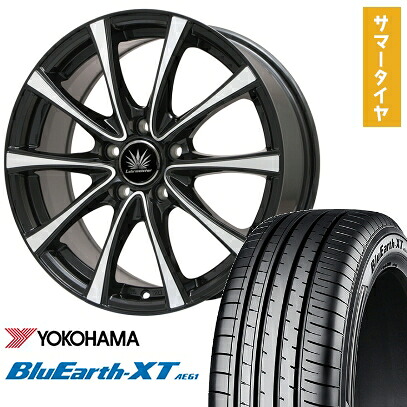 【取付対象】225/50R18 夏タイヤ ホイール4本セット YOKOHAMA ブルーアース XT AE61 (5/114車用) PREMIX アマルフィV Jr 18インチ【送料無料】