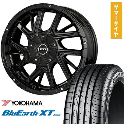 【取付対象】225/65R17 夏タイヤ ホイール4本セット YOKOHAMA ブルーアース XT AE61 (5/114車用) KOSEI ボトムガルシア ゲラルディ 17インチ【送料無料】
