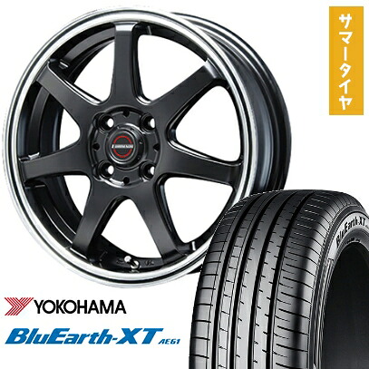 【取付対象】195/65R16 夏タイヤ ホイール4本セット ライズ/ロッキー（ガソリン） YOKOHAMA ブルーアース XT AE61 BLEST ユーロマジック タイプS-07 16インチ【送料無料】