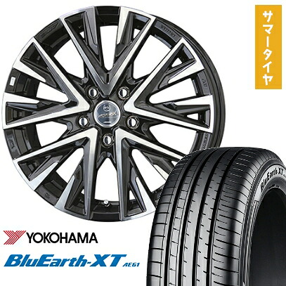 【取付対象】225/50R18 夏タイヤ ホイール4本セット YOKOHAMA ブルーアース XT AE61 (5/114車用) KYOHO スマック レジーナ 18インチ【送料無料】 88,055円