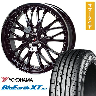 【取付対象】225/50R18 夏タイヤ ホイール４本セット (5/114車用) YOKOHAMA ブルーアース XT AE61 ホットスタッフ プレシャス HM-3 18インチ【送料無料】｜アークタイヤ 店 96,085円