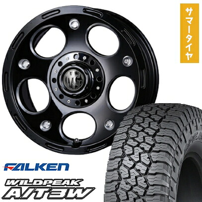 【取付対象】35X12.5R17 夏タイヤ ホイール4本セット FALKEN ワイルドピーク A/T3W (6/139車用) CRIMSON マーテルギア(MG) デーモン 17インチ【送料無料】